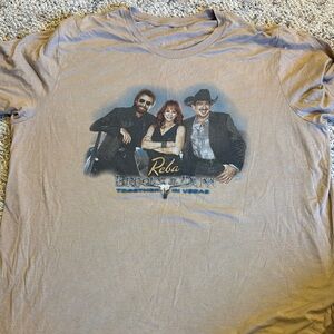 Reba Brooks & Dunn Graphic Tan T-Shirt